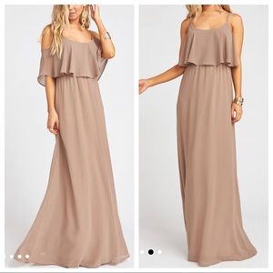 Caitlin Ruffle Maxi Dress